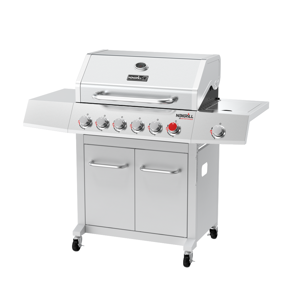 Entertainer 5 Burner Gas Grill with Searing Main Burner and Side Burne Nexgrill AU