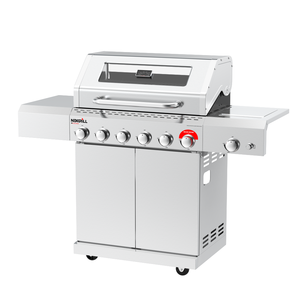 Cucina 6 Burner Gas Grill with Sear Zone and Side Burner